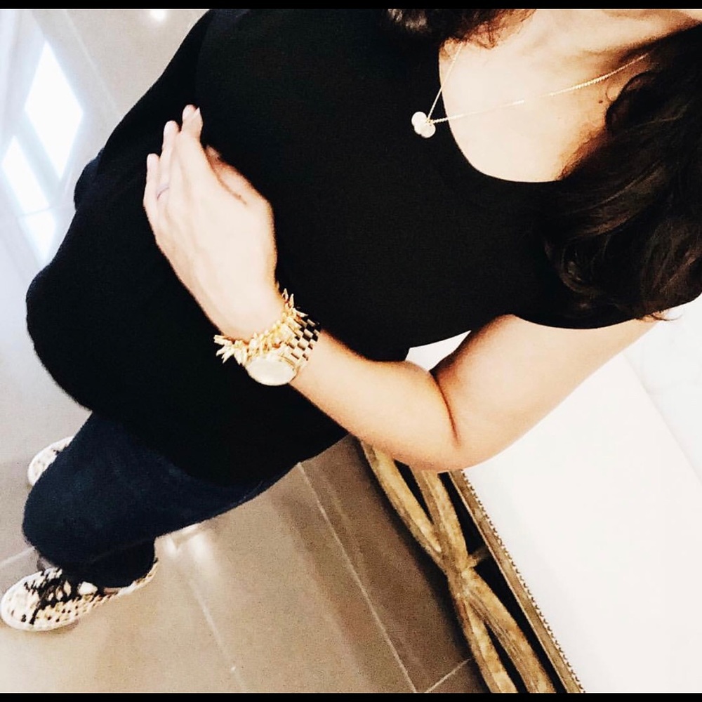 Maternity jean legging